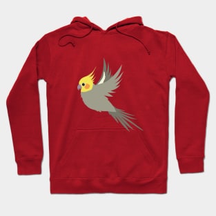 Flying cockatiel Hoodie